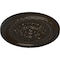 Ekena Millwork Palmetto Ceiling Medallion, Hand-Painted Stone Hearth, 11 1/2"OD x 1"P CM11PASHF - alternate 3